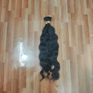 Raw South Indian Virgin Human Hair 100% Natural <b>Body</b> <b>Wave</b> 18-40inch Bulk - Product Image 1