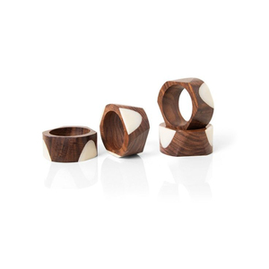Servilleteros de madera de alta calidad hechos a mano modernos, decoración elegante para mesa de comedor para bodas, cenas, fiestas, opción económica - Product Image 3