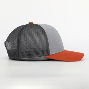 Chapeaux de camionneur vierges de haute qualité 5 panneaux casquette à carreaux personnalisé imprimé maille à carreaux dos mousse Snapback maille, chapeau de camionneur - Product Image 3