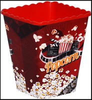 Conteneur à popcorn en plastique PP Afossa avec couvercle hermétique, préservation de la fraîcheur, durable, réutilisable, multifonctionnel, organisation de la cuisine