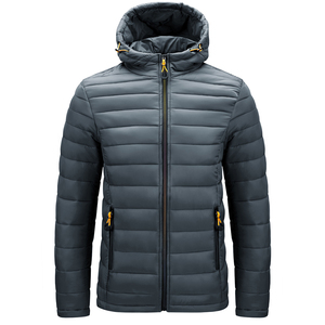 Veste matelassée pour homme de qualité supérieure, tendance, décontractée, pour l'hiver, avec logo personnalisé, vente en gros - Product Image 2