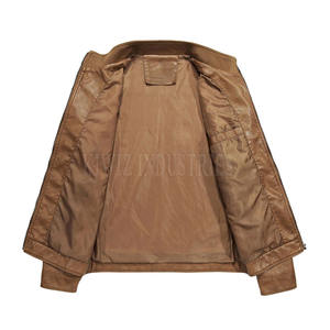 Chaqueta de Cuero para Hombre de Uso Casual a un Precio Razonable, Chaqueta de Cuero Transpirable y Abrigada para Invierno - Product Image 3