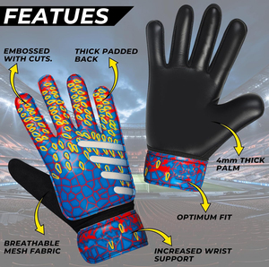 Gants de sport en cuir de football de haute qualité, respirants, confortables, avec logo personnalisé, protection des doigts - Product Image 5