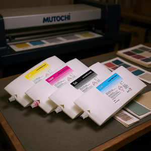 Disolvente Universal Suave Compatible con Mutoh UMS de 1 Litro para Tinta, para Juego de Adaptadores Originales Mutoh con Tarjeta Inteligente para Impresión - Product Image 3