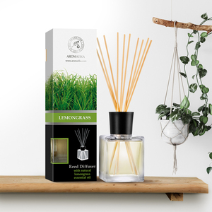 Diffuseur de parfum Aromatika à la citronnelle 200 ml avec huile essentielle naturelle, parfum d'ambiance longue durée et énergisant - Product Image 4
