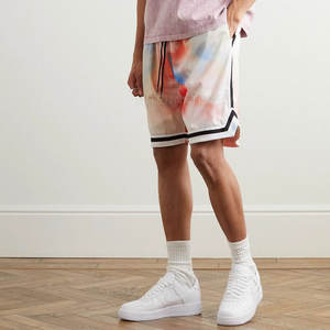 Short en maille Logo personnalisé Short d'entraînement pour hommes Shorts d'été Fitness Sports Basketball Gym Shorts pour hommes avec poche - Product Image 5