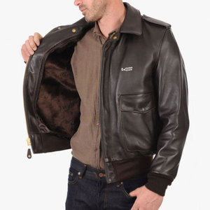 Chaquetas de cuero para hombre hechas de material de secado rápido y teñido liso/chaquetas de cuero para hombre fabricadas profesionalmente - Product Image 3