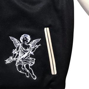 แจ็กเก็ตเบสบอลสำหรับผู้ชายวิทยาลัยแจ็คเก็ตขนสัตว์เลตเทอร์แมนแขนหนังปักโลโก้ได้ตามต้องการ - Product Image 5