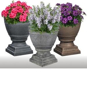 Maceta de lujo hecha a mano con tamaño personalizado para mesa y jarrón de suelo decoración de aspecto Vintage para exteriores e interiores - Product Image 4