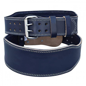 Cinturón de cuero genuino de piel de vaca con logotipo personalizado, cinturón de fitness para gimnasio, soporte de levantamiento de pesas informal con hebilla de hierro para entrenamiento - Product Image 3