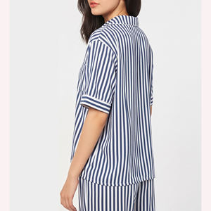 Traje de pijama de noche suave para mujer, ropa de dormir de dos piezas con estilo de algodón cómodo, ropa de dormir moderna, suministro al por mayor - Product Image 4