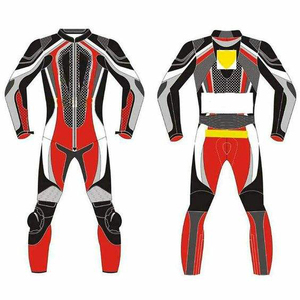 Bas quantité minimale de commande coupe-vent en cuir personnalisé vêtements de course automobile de moto en gros combinaison de course vêtements grande taille - Product Image 5