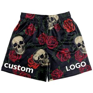 High Quality Polyester/Cotton <b>Men's</b> <b>Shorts</b> Double Layer Design Breathable Quick Dry High Street Style Solid <b>Pattern</b> Mesh <b>Shorts</b> - Product Image 1