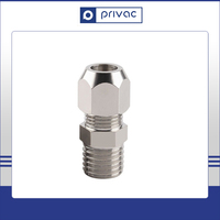 Raccord rapide mâle droit pneumatique à filetage pour tuyaux en cuivre, forgé, certifié ISO 9001
