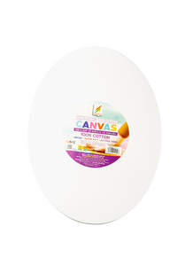 ภาพวาดบนผืนผ้าใบศิลปะทรงรีทำจากผ้าฝ้ายสีขาวมีหลายสีอุปกรณ์ศิลปะพื้นฐานผืนผ้าใบยืดสำหรับศิลปินในปริมาณน้อย - Product Image 2