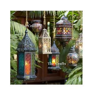 Bulk Iron And <b>Glass</b> Hanging <b>Lantern</b> With Exclusive Quality Hanging <b>Lantern</b> For Indoor And Outdoor Decoration Use - Product Image 6