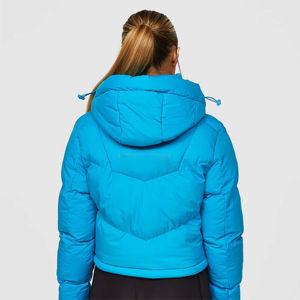 Bulk Production 2025 <b>Women's</b> Winter <b>Windbreaker</b> Warm Cropped Customizable Puffer Breathable <b>Jacket</b> <b>Woman</b> OEM Serviced - Product Image 4