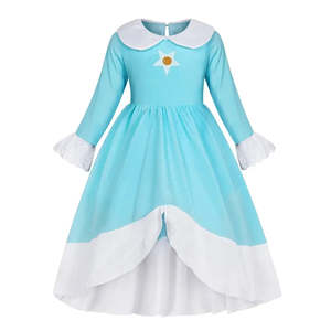 Vestido de Princesa Rosalina Peach Daisy para Niñas - Product Image 4