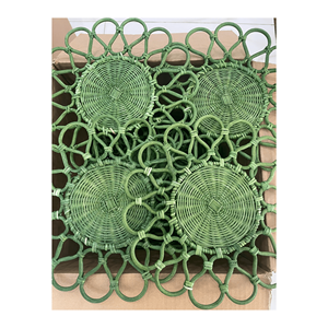 Assiette de chargeur en rotin naturel en gros Offre Spéciale tissage de bambou assiettes cultivées faites à la main plateau tricoté à la main pour mariage et location - Product Image 5