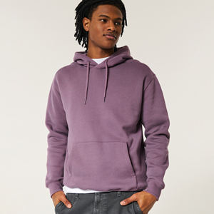 Sudaderas con capucha de gran tamaño de lana en blanco con estampado personalizado de 350G, Sudadera con capucha unisex con logotipo personalizado de fábrica al por mayor para hombre - Product Image 6