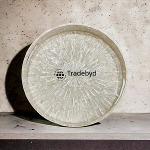 Elegante Bandeja Móvil Moderna con Incrustaciones de Nácar de Tradebyd, Bandeja Decorativa Hecha a Mano de Primera Calidad para Uso Doméstico - Product Image 6