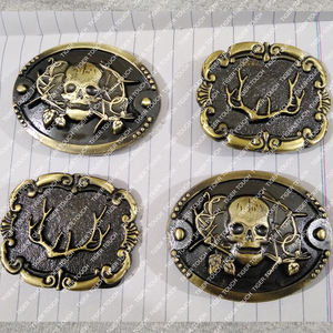 กระโปรงสั้นสไตล์สแกนดิเนเวียนยุคกลางแบบบาวาเรียสำหรับ TT-1894ทองแดงหัวเข็มขัดสำหรับตะขอหัวเข็มขัด - Product Image 4