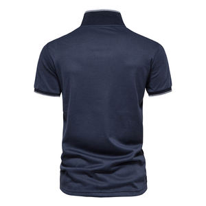 2025 New Summer Polo <b>Shirt</b> Comfortable Product Best Supplier Newest V Neck Solid Printed Cotton Knit Large Size <b>Men's</b> Polo <b>Shirt</b> - Product Image 2