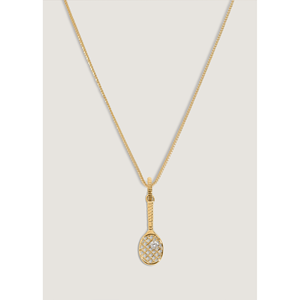 Collar con Colgante de Raqueta de Tenis y Diamantes - Product Image 2