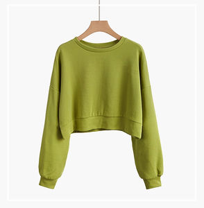 เสื้อฮู้ดดี้ผู้หญิงสำหรับฤดูหนาว ผ้าโพลีเอสเตอร์/คอตตอน ระบายอากาศได้ดี คุณภาพสูง พิมพ์ลายได้ตามต้องการ แขนยาว กระเป๋าแบบเรียบ ไม่เป็นขุย ด้านหน้า - Product Image 4