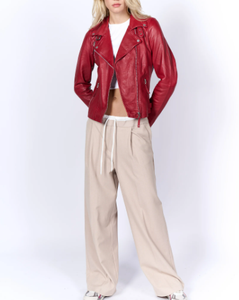 Veste en cuir véritable de qualité supérieure pour les femmes Fashion Wear - Product Image 2