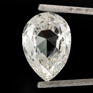 Trendy IGI certifié en forme de poire Rose Cut VVS Lab Grown Diamond pour la fabrication de bijoux au prix de gros du fournisseur indien - Product Image 1