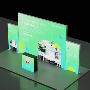 Impresión Gráfica Personalizada, Fácil Instalación, Estructura de Aluminio, Exhibición para Ferias, Diseño OEM, Entrega Rápida, Precio de Fábrica, Venta al Por Mayor - Product Image 2