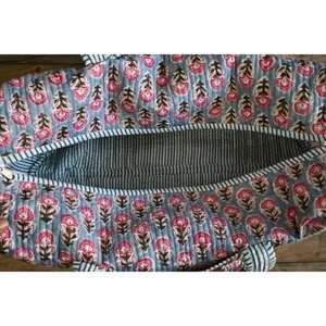 Boho Luxury Cotton Quilted Floral Duffle <b>Bag</b> <b>Indian</b> Hand Block Print Zipper Lightweight Travel Shoulder <b>Bag</b> for Weekend Trips - Product Image 6