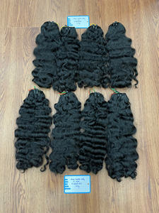 Produit chaud gros cheveux bouclés birmans paquets de cheveux bruts vente en gros paquets de cheveux humains pas de perte pas d'enchevêtrement livraison directe - Product Image 6