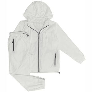 Moda OEM logotipo personalizado hombres Casual Jogger conjunto de dos piezas de nailon poliéster hombre cargo rompevientos chándal para niños - Product Image 1