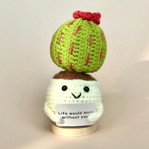 Flores de ganchillo hechas a mano plantas en maceta flores artificiales para siempre para decoraciones navideñas para el hogar OEM hecho Vietnam gran regalo - Product Image 5