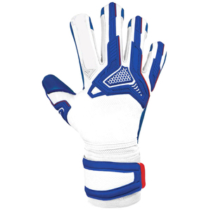 Guantes de portero de fútbol de cuero transpirable de buena calidad logotipo personalizado al aire libre impermeable antideslizante ajustable al por mayor OEM - Product Image 3
