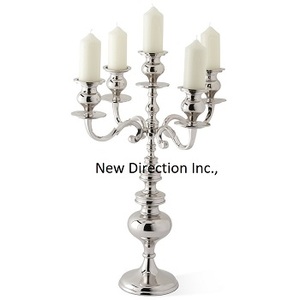 Soporte de vela de tamaño alto para interiores o exteriores, candelabros decorativos de 5 brazos, soporte de vela para boda, Hotel, banquete, decoración, uso - Product Image 3