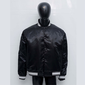 <b>men</b> Satin Bomber <b>Jacket</b> High-Quality Casual Comfortable Stylish and Lightweight Embroidered <b>Jacket</b> OEM Wholesale Team <b>Jacket</b> - Product Image 1