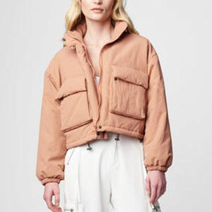 Veste matelassée courte pour femmes, vêtements décontractés surdimensionnés, nouvelle mode, veste à bulles pour femmes, parka chaude et isolée - Product Image 4