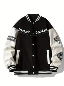 Venta caliente Versity Chaquetas Custom Cool Style Fleece Winter Versity Chaquetas Béisbol Bomber Versity Chaquetas para hombres - Product Image 6