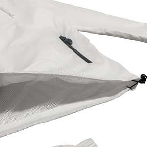 Veste coupe-vent en matériau durable avec couche extérieure imperméable, ensemble de veste coupe-vent pliable pour hommes - Product Image 3