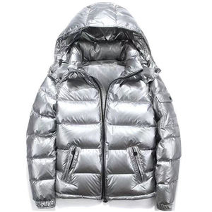 Vente en gros Veste de luxe coupe-vent chaude d'hiver Veste bouffante brillante pour hommes Veste en duvet épaisse d'extérieur pour homme - Product Image 6