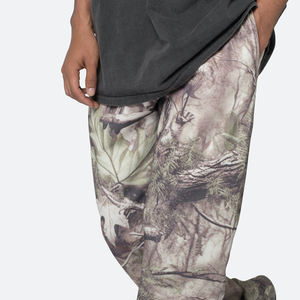 Pantalons de survêtement personnalisés en coton pour hommes Pantalons évasés vierges de haute qualité Pantalons de survêtement streetwear empilés - Product Image 6