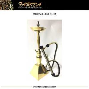 Farida 2025 Luxe Nouvel An Collection Laiton Narguilé Ensemble Offre Spéciale Arabe Shisha 65 cm Laque Technique Moyenne Lisse Gamme Bois - Product Image 4