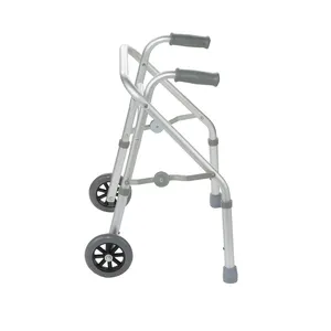 Bastidores de caminhada para adultos, quadro de alumínio para caminhadas com rodas para idosos desabtados