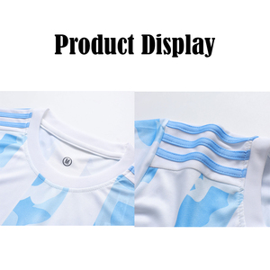 Uniforme Deportivo de Fútbol de Secado Rápido y Transpirable, Camiseta y Pantalones Cortos de Fútbol de Poliéster, Uniforme de Entrenamiento de Equipo, Logotipo Personalizado, Suministro de Fábrica OEM ODM - Product Image 3