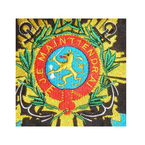 Parches de PVC Bordados en 3D Hechos a Máquina Korp Mariner, Parches de Cresta Computarizados Personalizados, Decoración de Encaje para Tela - Product Image 1