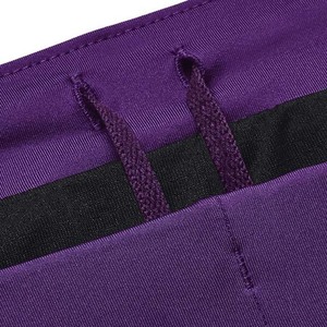 Short de Jogging Confortable Léger Taille Élastique Vêtements pour Hommes Shorts 100% Coton Polyester Été Streetwear Couleur Violette - Product Image 5