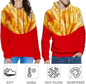 Sublimación Sudadera con capucha Ropa al por mayor Sublimación personalizada Desgaste 380 GSM Sudadera con capucha Causal - Product Image 6